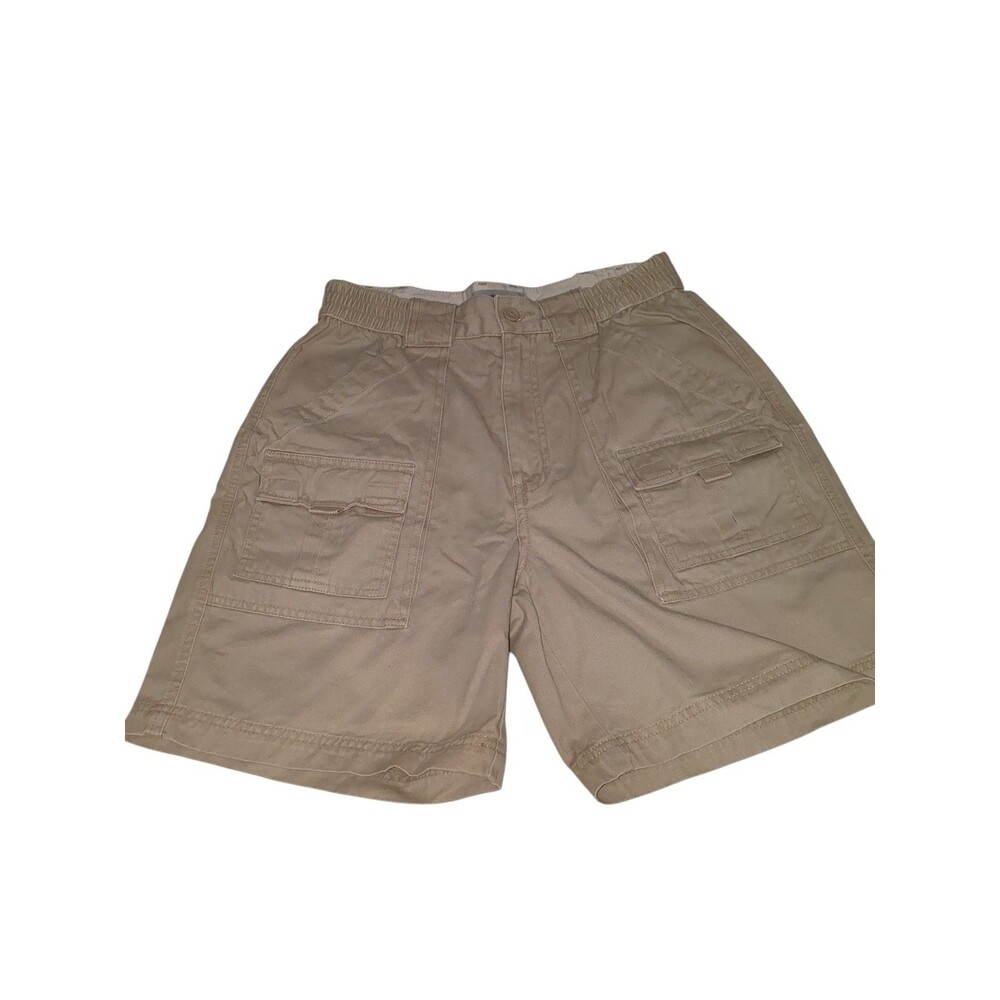 Sun River shorts Men 30 Tan Khaki Classic Fit loose Cotton cargo